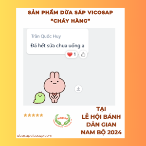 SẢN PHẨM DỪA SÁP VICOSAP