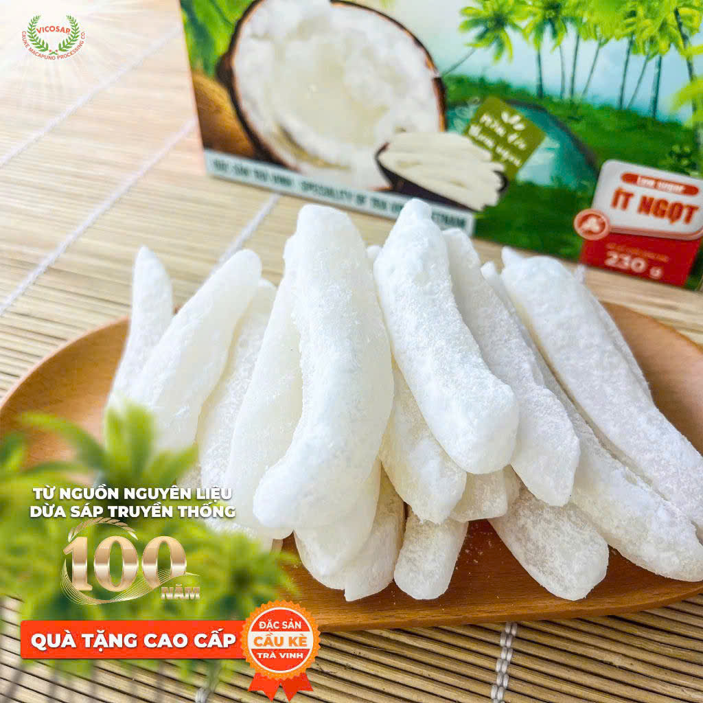 Dừa sáp sấy dẻo 230g