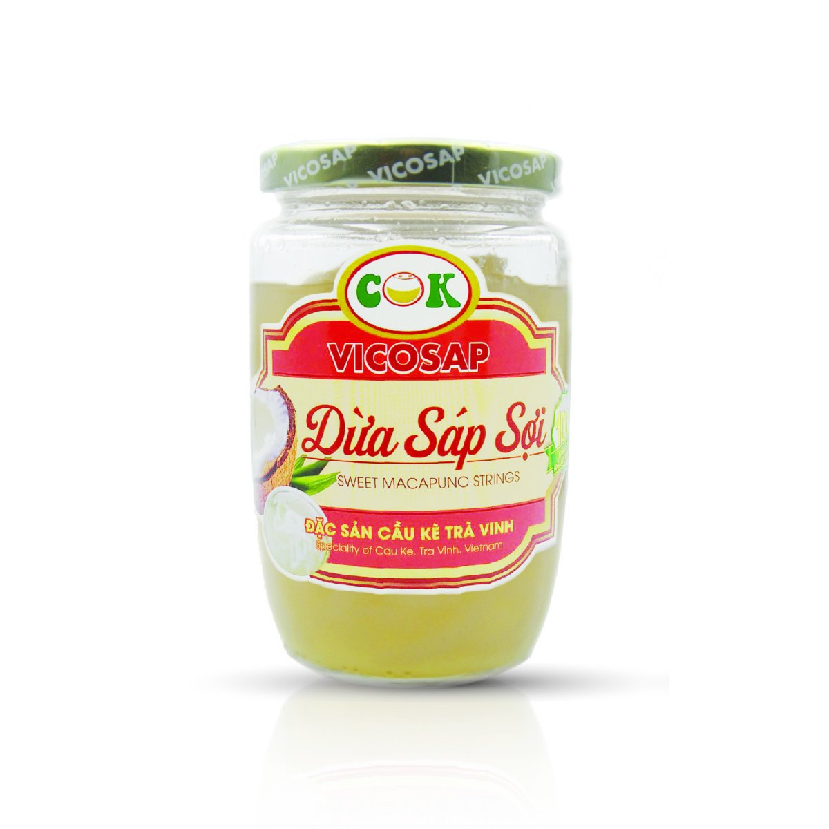 [OCOP 5 SAO] Cơm Dừa Sáp Sợi Vicosap 440ml